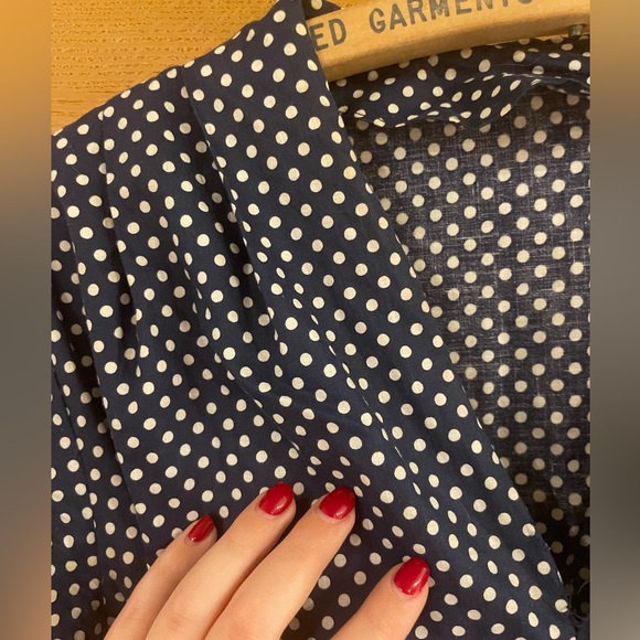 Vintage Polka Dot Shirtwaist Dress - Picture 9 of 13